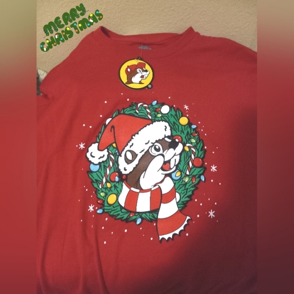 BUC-EE CHRISTMAS 🎄 SHIRT ADULT XL - NEW - Picture 1 of 2